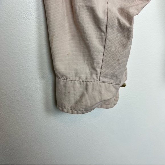 Columbia Button Down Fishing Shirt UPT 30+ Light Pink Sz Petite Medium Hiking - Picture 5 of 9